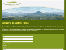 Tablet Screenshot of cuttersridge.com.au